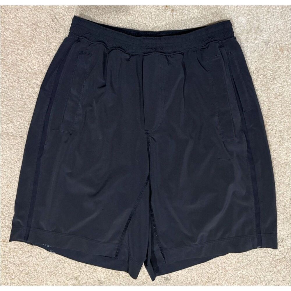 Lululemon Pace Breaker 9" Lined Shorts Black Men's S Running Training Athletic